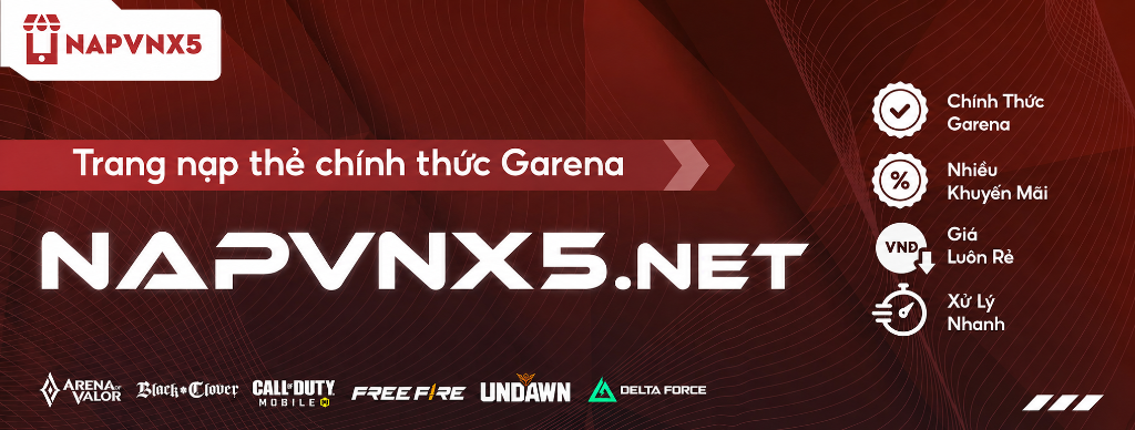 Banner Trang Nạp Thẻ Garena mail.napkimcuongff2026.com